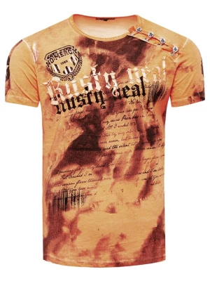 Foto van product Rusty Neal Shirt bruin / oranje