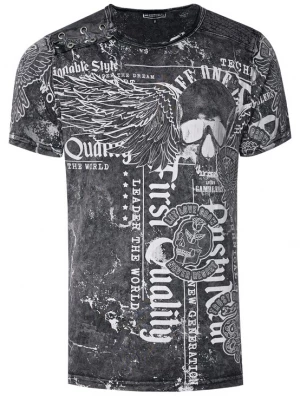 Foto van product Rusty Neal Shirt donkergrijs / wit