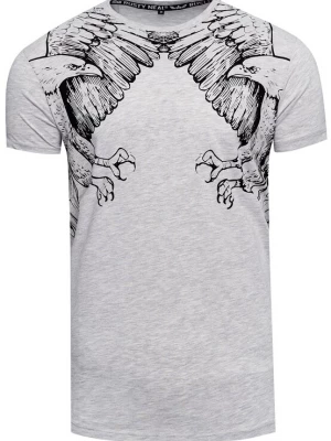 Foto van product Rusty Neal Shirt grijs gemêleerd / zwart