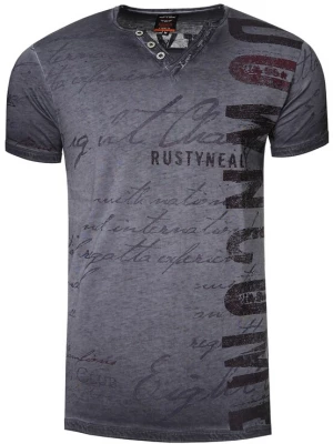 Foto van product Rusty Neal Shirt grijs / zwart