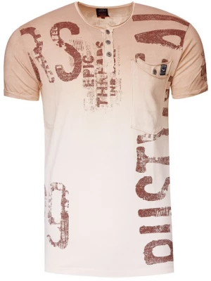Foto van product Rusty Neal Shirt lichtbeige / donkerbeige