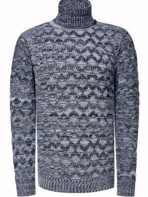 Foto van product Rusty Neal Trui navy / pastelblauw