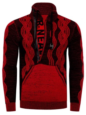 Foto van product Rusty Neal Trui rood / zwart