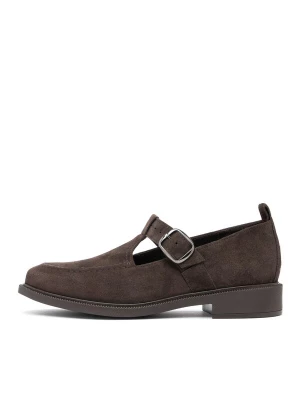 Foto van product RYŁKO Mocassins donkerbruin / donkergrijs