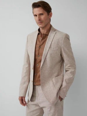 Foto van product s.O PURE: colbert van een linnenmix s.Oliver bruin