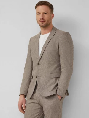 Foto van product s.O PURE: Jas van elastische linnenmix s.Oliver bruin