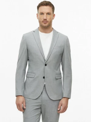 Foto van product s.O PURE: slim fit colbert van gestructureerde stof s.Oliver grijs
