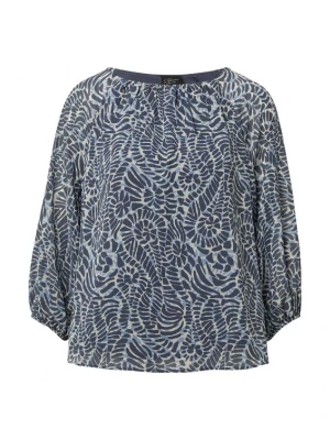 Foto van product s.Oliver BLACK LABEL Blouse lichtblauw / donkerblauw / natuurwit