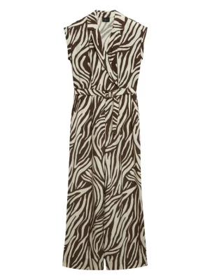 Foto van product s.Oliver BLACK LABEL Jumpsuit crème / chocoladebruin