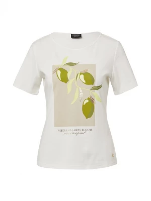 Foto van product s.Oliver BLACK LABEL Shirt beige / goud / olijfgroen / wit