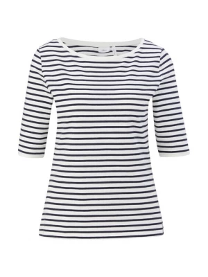 Foto van product s.Oliver BLACK LABEL Shirt grafiet / wit