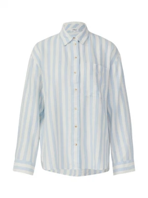 Foto van product s.Oliver Blouse lichtblauw / wit