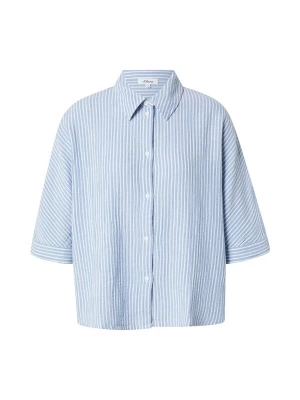 Foto van product s.Oliver Blouse lichtblauw / wit