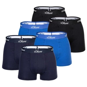Foto van product s.Oliver Boxershorts blauw / zwart / wit