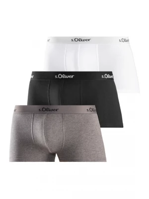 Foto van product s.Oliver Boxershorts grijs gemêleerd / zwart / wit