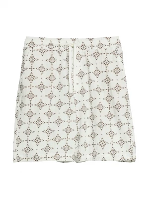 Foto van product s.Oliver Broek 'Detroit' donkerbruin / wit