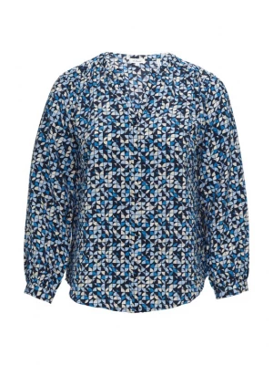 Foto van product s.Oliver CURVE Blouse chamois / marine / hemelsblauw / wit