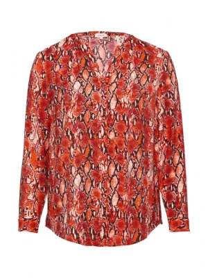 Foto van product s.Oliver CURVE Blouse lichtbeige / oranjerood / zwart