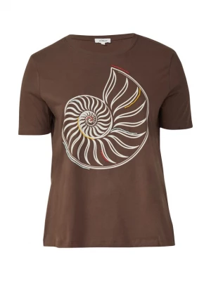 Foto van product s.Oliver CURVE Shirt donkerbruin / wit