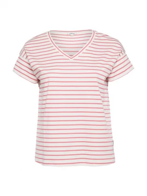 Foto van product s.Oliver CURVE Shirt pink / wit