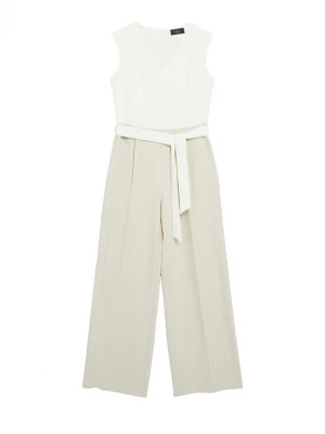 Foto van product s.Oliver Jumpsuit taupe / wit