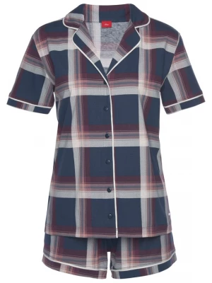 Foto van product s.Oliver Korte pyjama blauw / bruin / wit