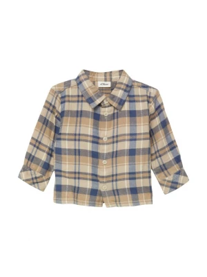 Foto van product s.Oliver Overhemd beige / camel / blauw / wit