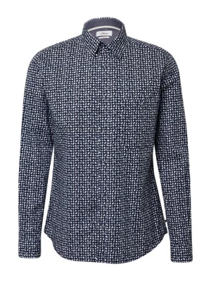 Foto van product s.Oliver Overhemd donkerblauw / wit