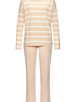 Foto van product s.Oliver Pyjama beige / wit