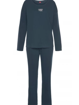 Foto van product s.Oliver Pyjama donkerblauw / wit
