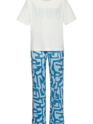 Foto van product s.Oliver Pyjama enziaan / lichtblauw / wit