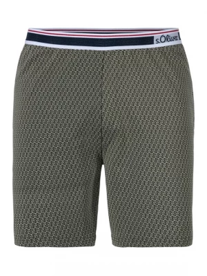 Foto van product s.Oliver Pyjamabroek navy / olijfgroen / lichtgroen / wit