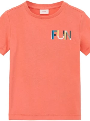 Foto van product s.Oliver Shirt geel / zalm roze / zwart / wit
