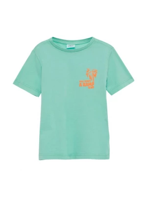 Foto van product s.Oliver Shirt hemelsblauw / donkeroranje