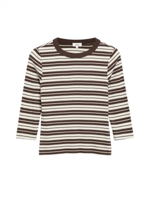Foto van product s.Oliver Shirt lichtbeige / donkerbruin