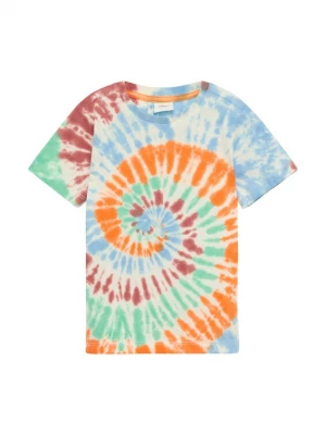 Foto van product s.Oliver Shirt lichtblauw / oranje / wijnrood / offwhite
