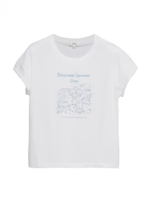Foto van product s.Oliver Shirt lichtblauw / wit