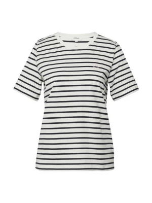 Foto van product s.Oliver Shirt navy / wit