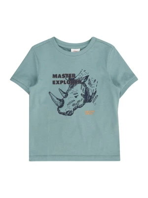 Foto van product s.Oliver Shirt pastelblauw / oranje / zwart