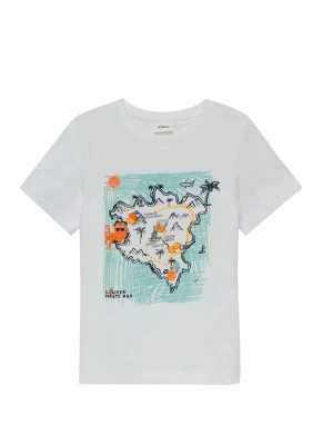 Foto van product s.Oliver Shirt 's.Oliver - Jongens t-shirt' wit