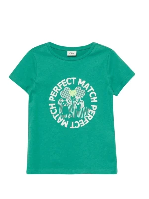 Foto van product s.Oliver Shirt 's.Oliver - Meisjes t-shirt' groen