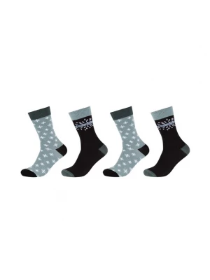 Foto van product s.Oliver Sokken 'X-mas' smoky blue / zwart / wit