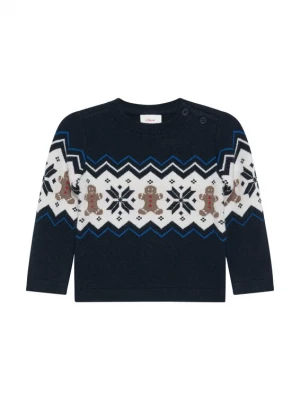 Foto van product s.Oliver Trui navy / taupe / rood / wit
