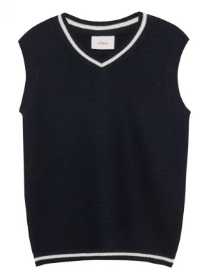 Foto van product s.Oliver Trui navy / wit
