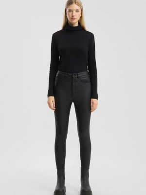 Foto van product Sadie / Skinny Fit / High Rise / Skinny Leg / Enkellengte met coating QS zwart