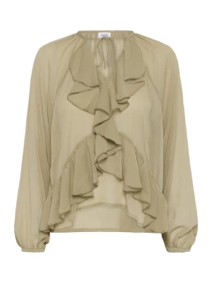 Foto van product SAINT TROPEZ Blouse 'Jacelyn' donkerbeige