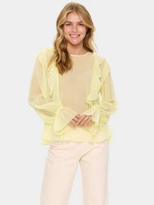 Foto van product SAINT TROPEZ Blouse 'Labelle ' pasteelgeel