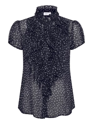 Foto van product SAINT TROPEZ Blouse 'LillySZ' nachtblauw / wit