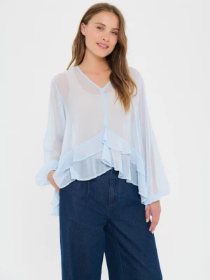 Foto van product SAINT TROPEZ Blouse 'LindzySZ' hemelsblauw