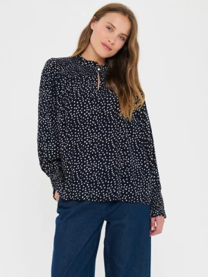 Foto van product SAINT TROPEZ Blouse 'Malika' nachtblauw / gemengde kleuren